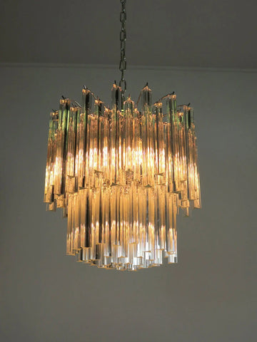 Murano Glass Chandelier – Transparent