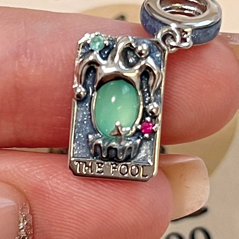 0 THE FOOL Tarot Card Pendant