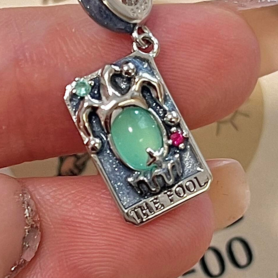 0 THE FOOL Tarot Card Pendant