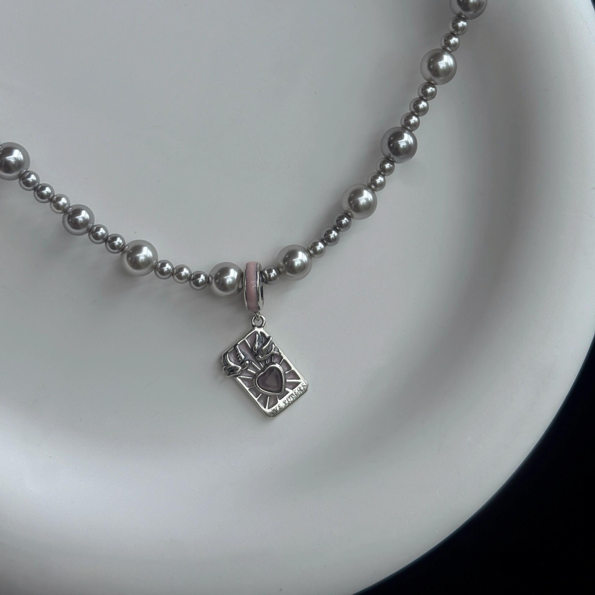 VI THE LOVERS Tarot Card Pendant