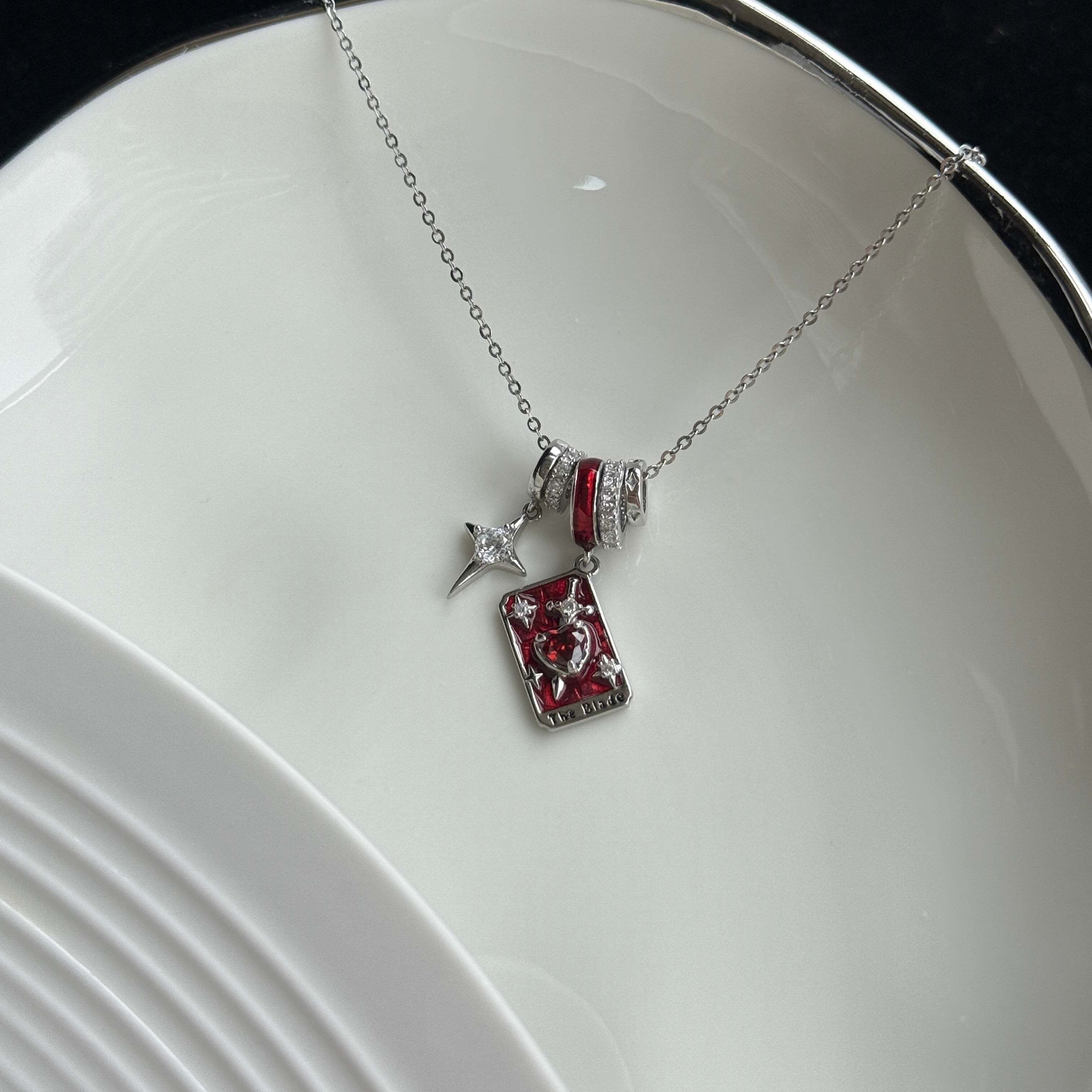 SWORDS Tarot Card Pendant