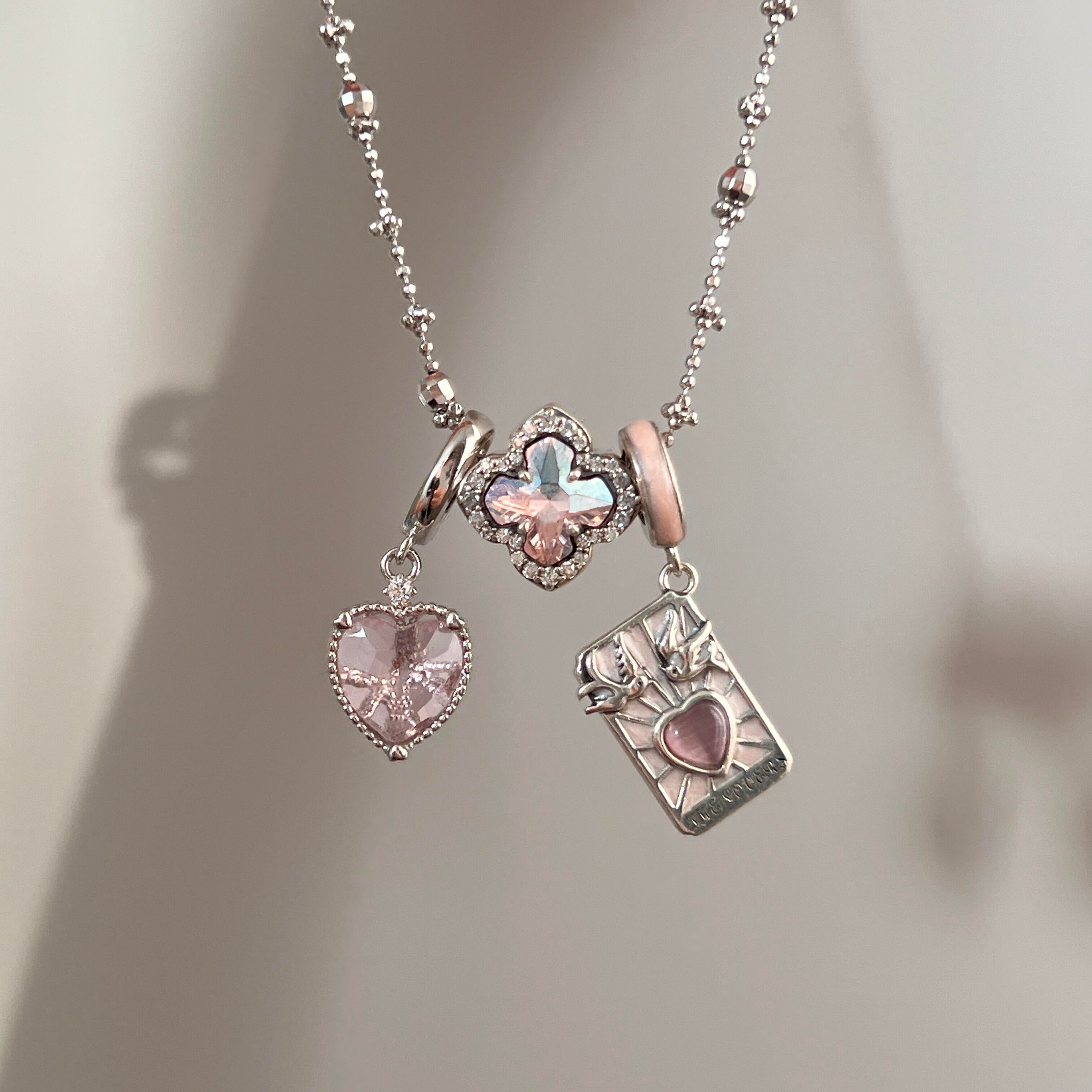 VI THE LOVERS Tarot Card Pendant