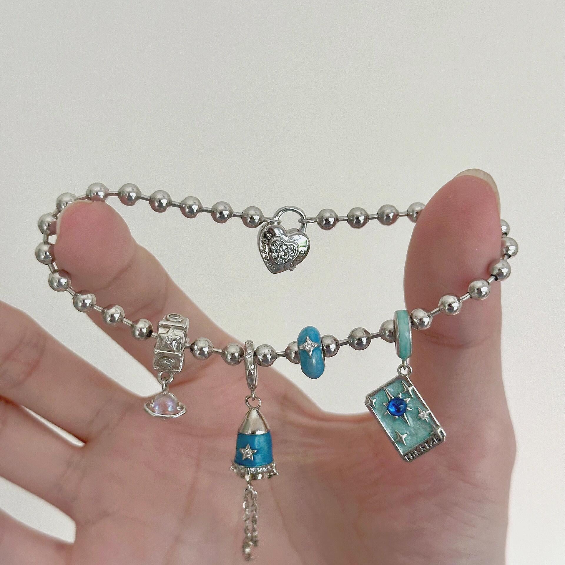 XVII THE STAR Tarot Card Pendant