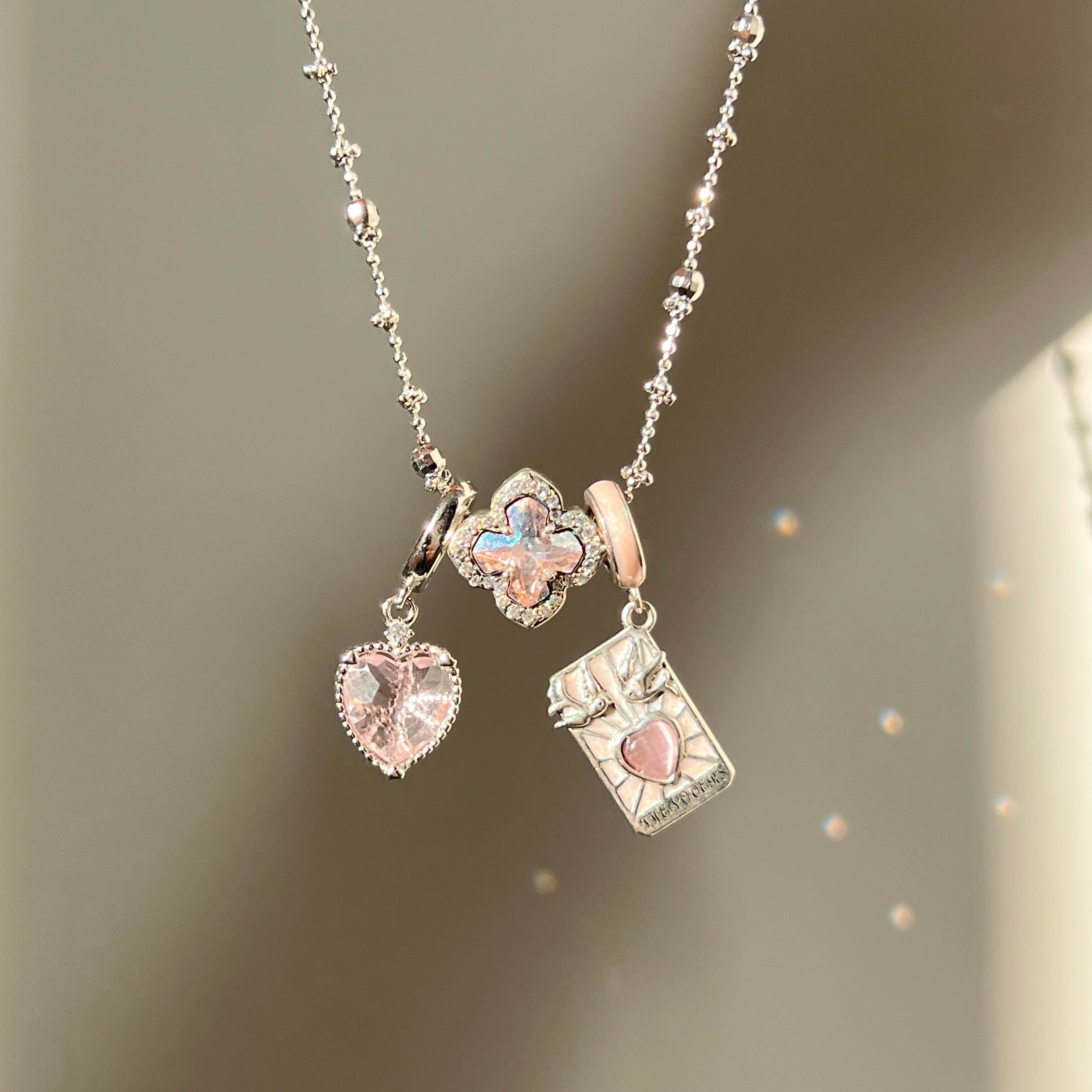 VI THE LOVERS Tarot Card Pendant