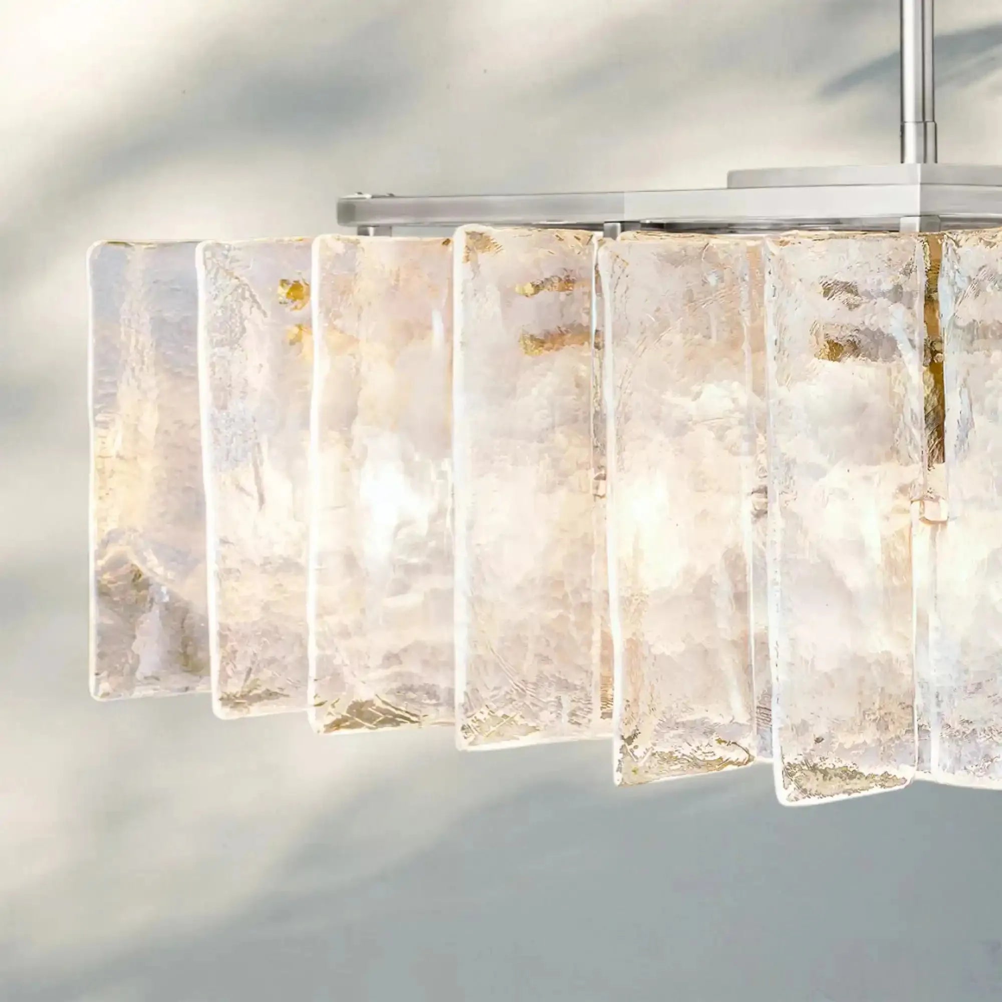 Lattic Square Chandelier 37''-