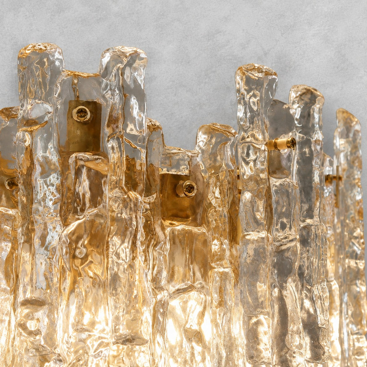 Aureline Murano-Style Textured Glass Wall Sconce