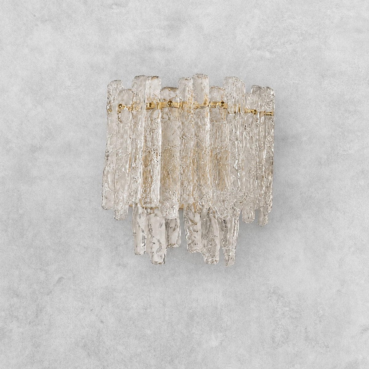Aureline Murano-Style Textured Glass Wall Sconce