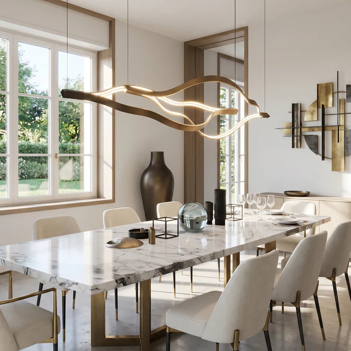 Luna Alabaster Sphere Staircase Chandelier, Multi Pendant Ligh
