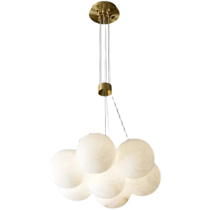 Mancy Modern Creative Alabaster Ball Chandelier
