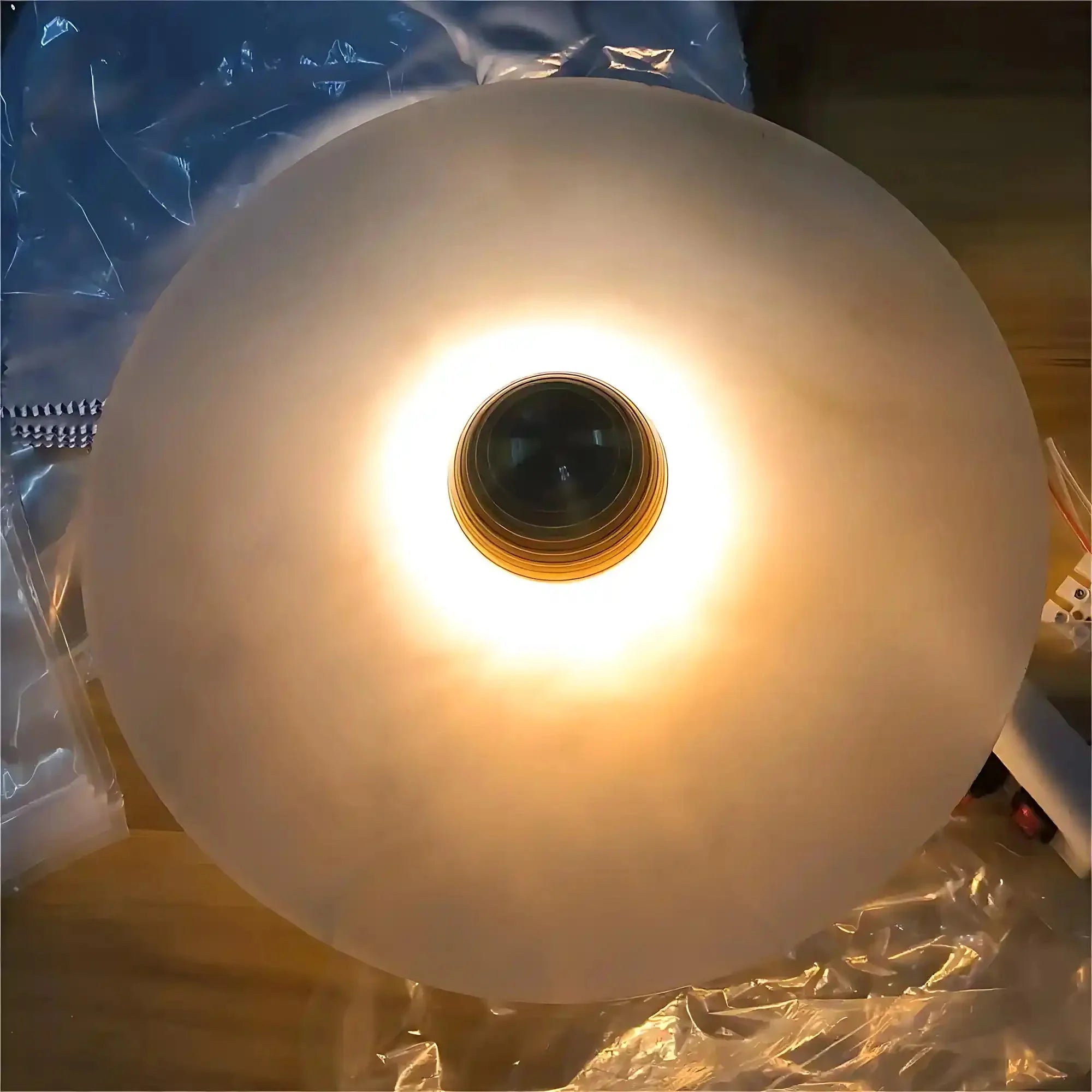 Median Alabaster Flush mount Wall Sconce - Bronze11''DTrivellolab
