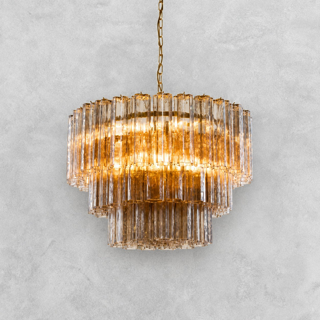 Medium Treviso Murano Chandelier 28"