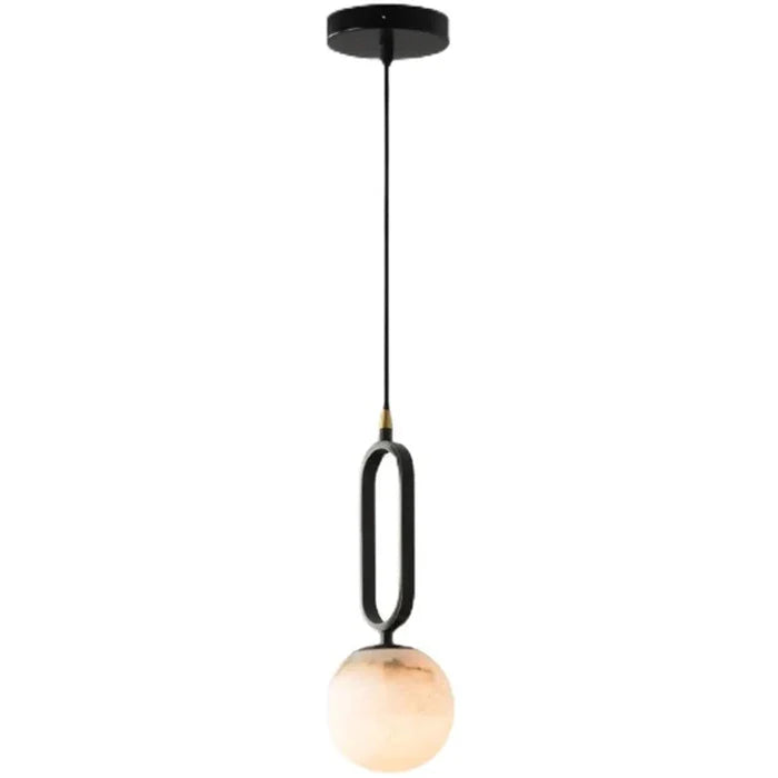 Merlin Phoenix Alabaster Sphere Pendant Light
