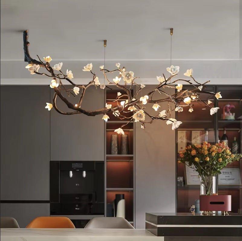 Minas Rustic Tree Branch Chandelier - Black47.24” ( 120 cm )Warm White 3000KTrivellolab