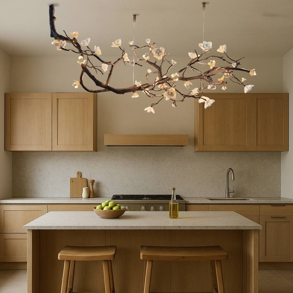 Minas Rustic Tree Branch Chandelier - Black47.24” ( 120 cm )Warm White 3000KTrivellolab
