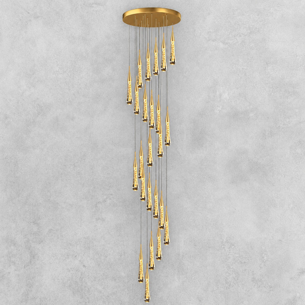 Modern Gold Chandelier