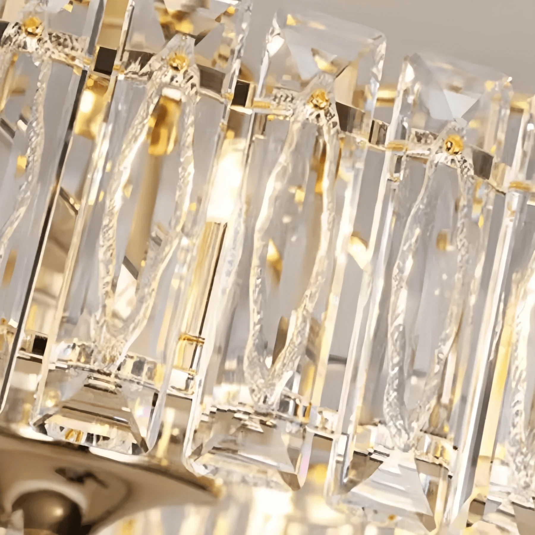 Modern Invisible Blade Fan Light Crystal Chandelier