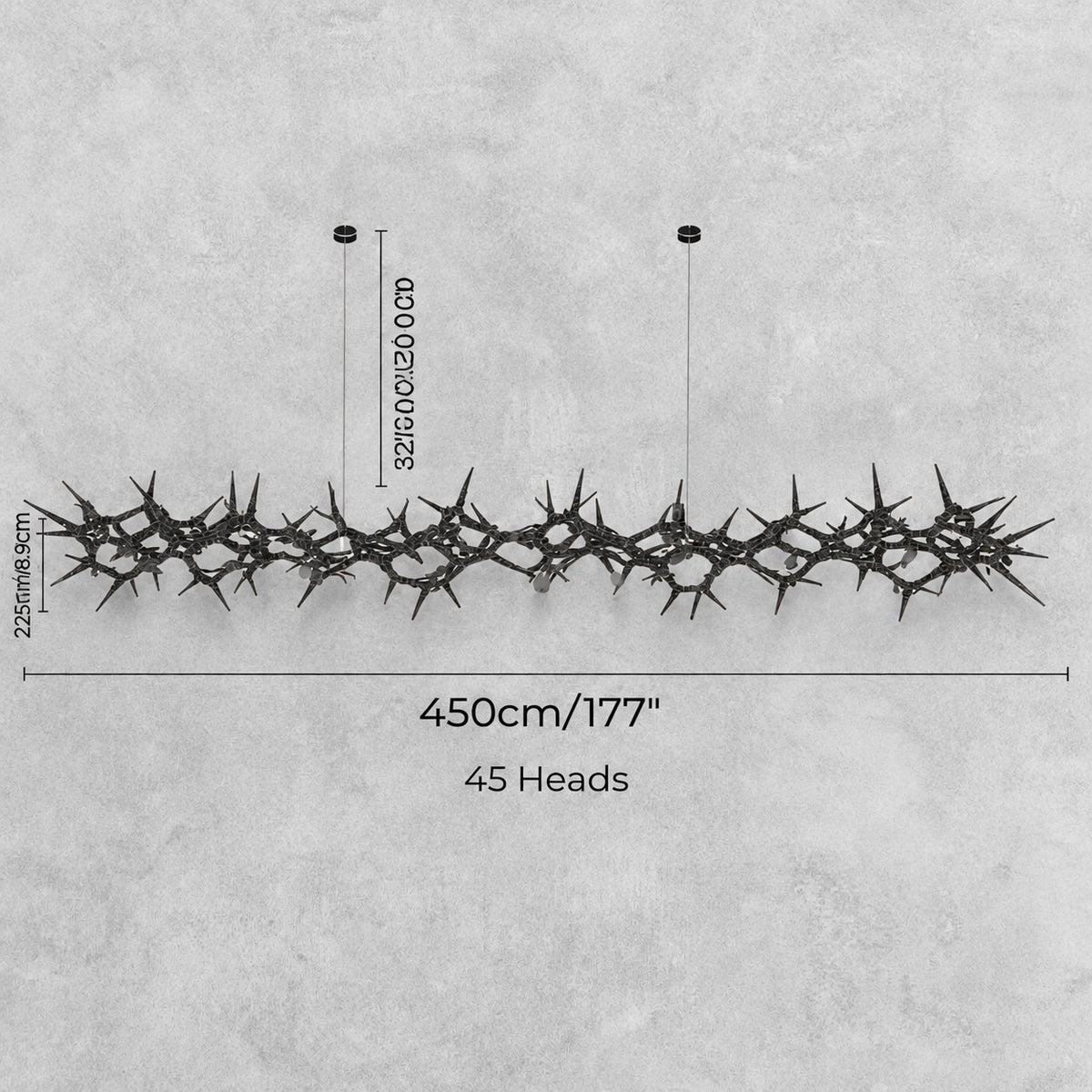 Modern LED Chandelier Adjustable Hanging