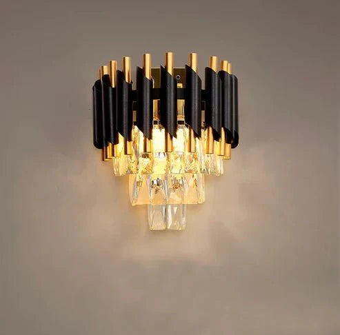 Modern Luxury Multi - Tier Oval/Round Crystal Tiered Chandelier - Oval/L39.4"*W11.8"*H11.8"/3 TiersWarm LightTrivellolab