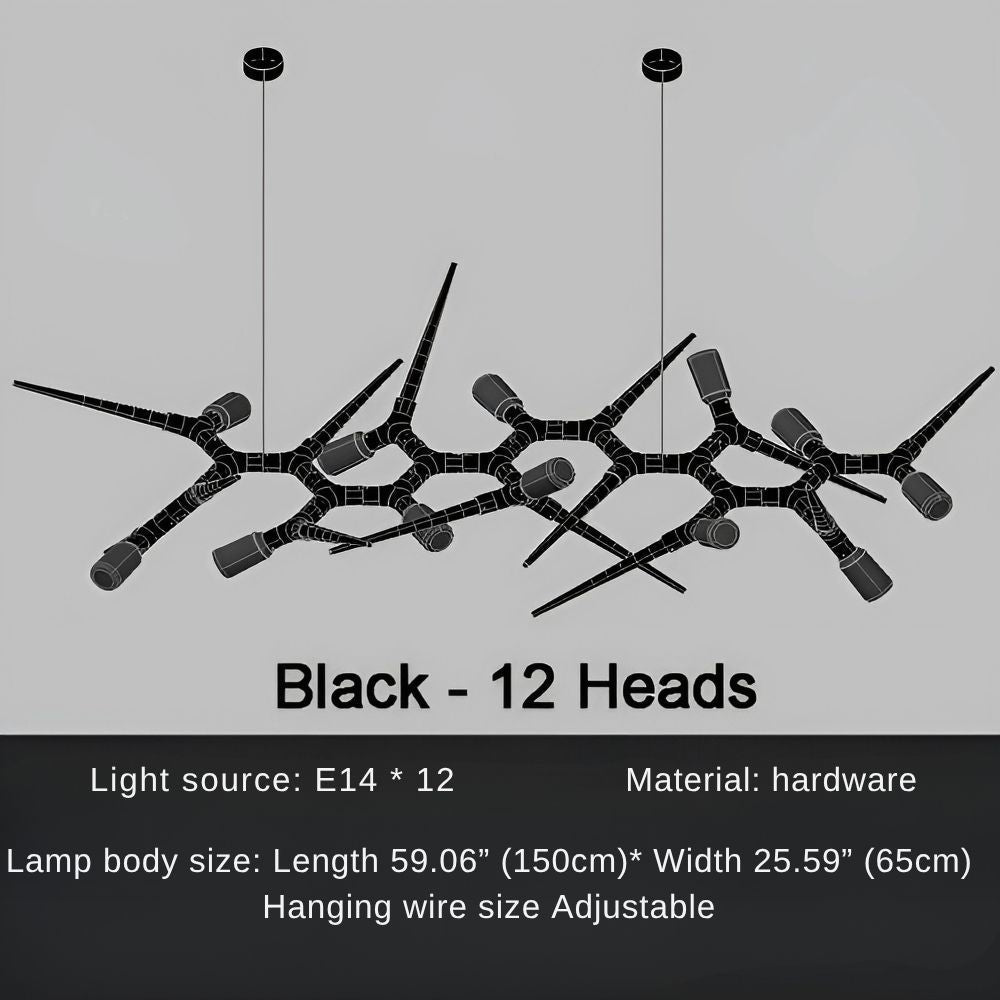Modern Trendy Dining Room Lighting - 177” (L450cm)Warm light 3000KTrivellolab