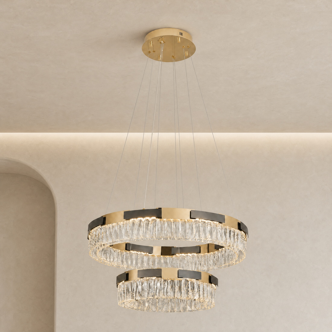Mughetto Crystal Chandelier — product photo