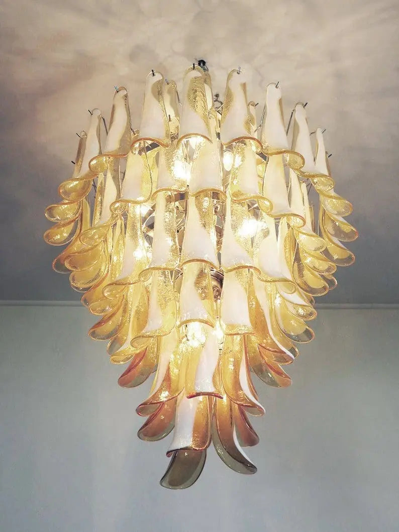 Murano Glass Chandelier – Caramel