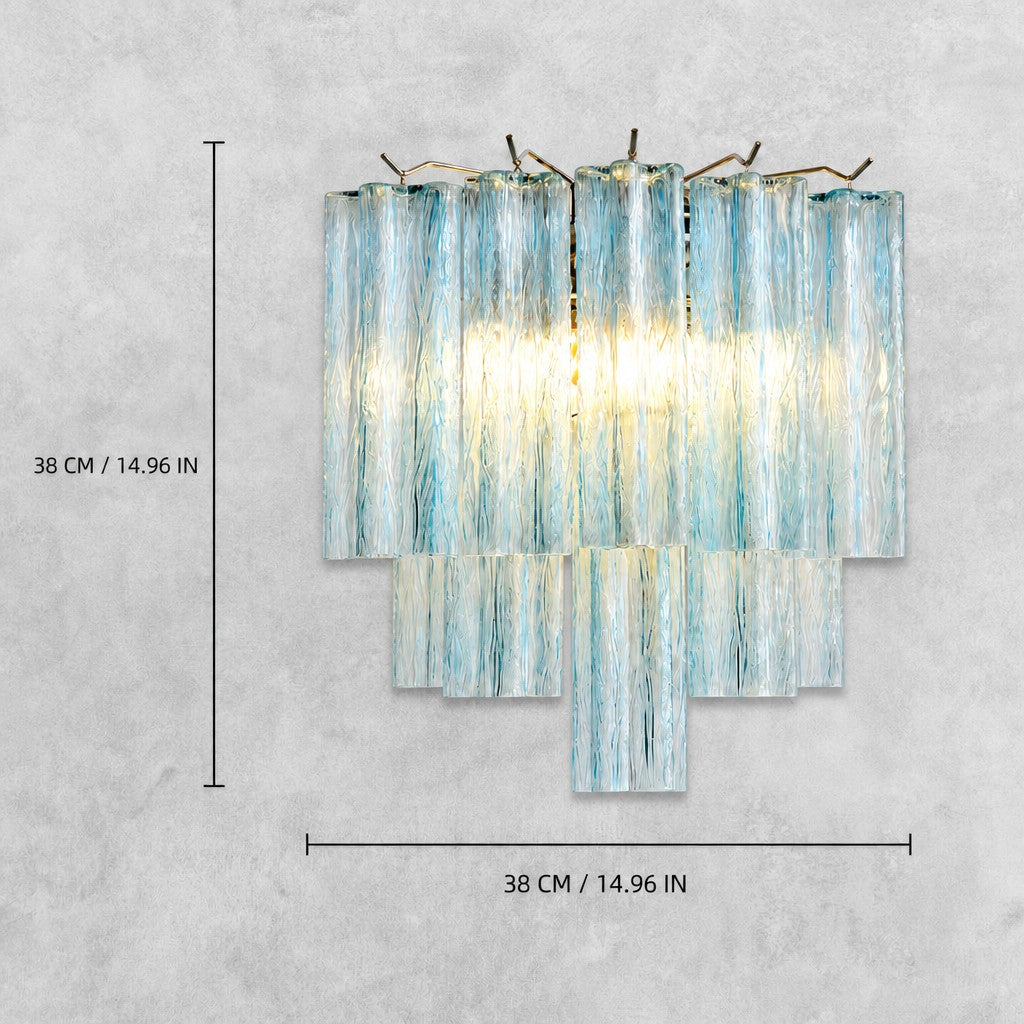 Murano-Style Glass Wall Sconce