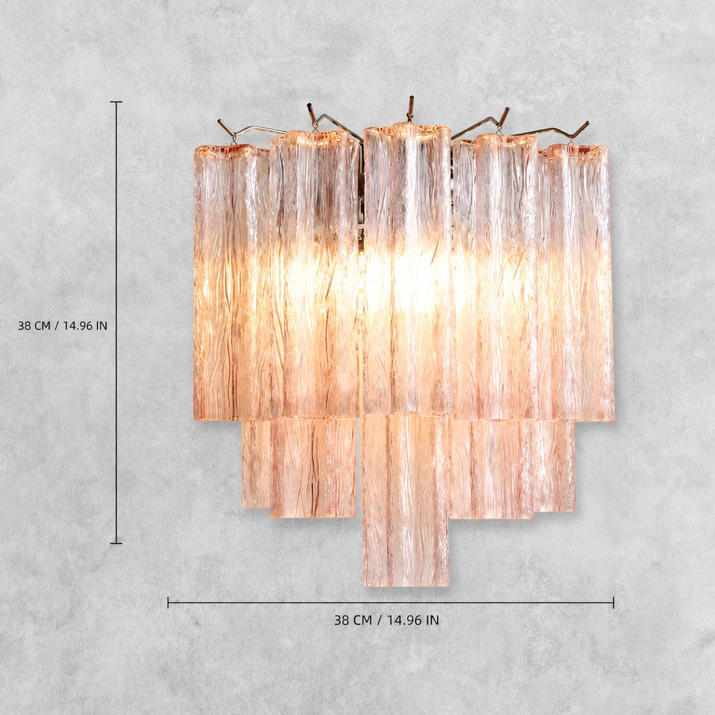 Murano-Style Glass Wall Sconce