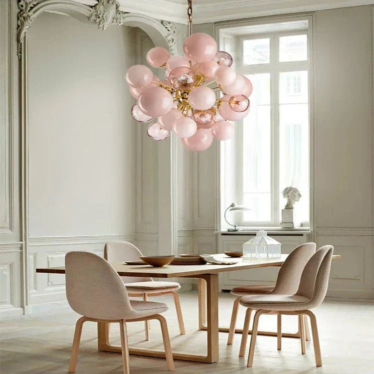 Neve Glass Bubble Chandelier - Warm Light 3000kTrivellolab