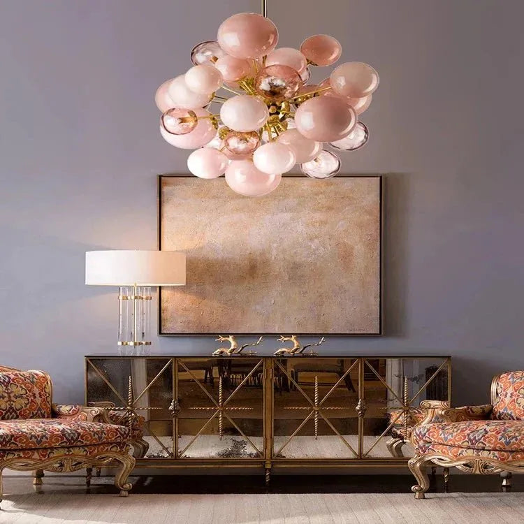 Neve Glass Bubble Chandelier - Warm Light 3000kTrivellolab