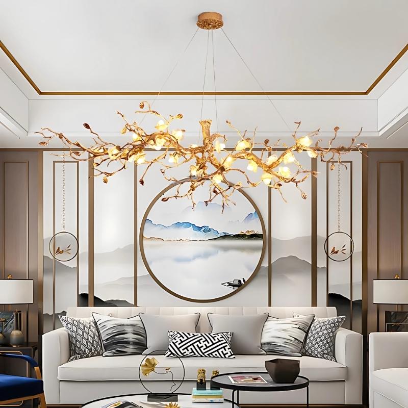 Noa Flower Branch Chandelier - L47.24” (120 cm)Warm White 3000KTrivellolab