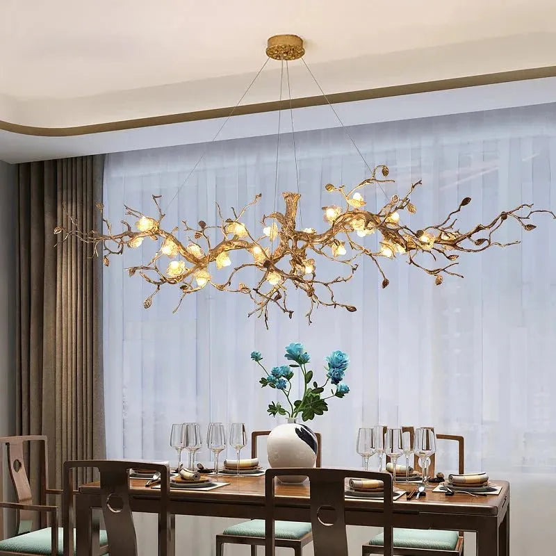 Noa Flower Branch Chandelier - L47.24” (120 cm)Warm White 3000KTrivellolab