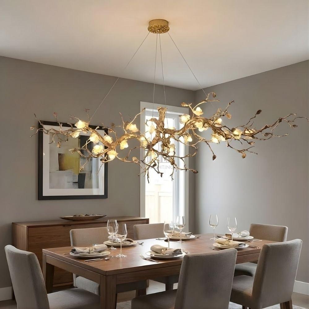 Noa Flower Branch Chandelier - L47.24” (120 cm)Warm White 3000KTrivellolab