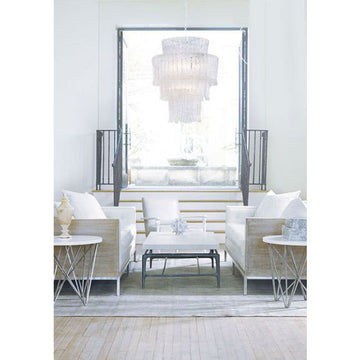 Ribbed Radiance Chandelier