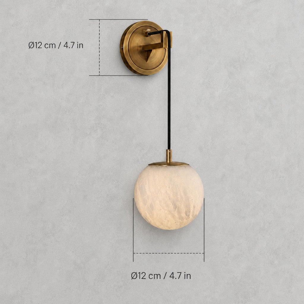 Orlena Alabaster Wall Sconce