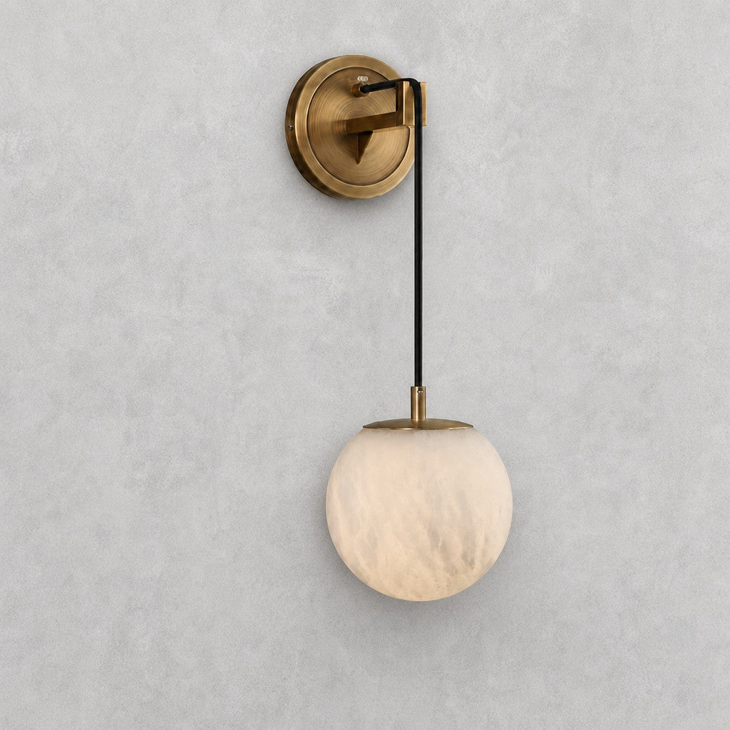 Orlena Alabaster Wall Sconce