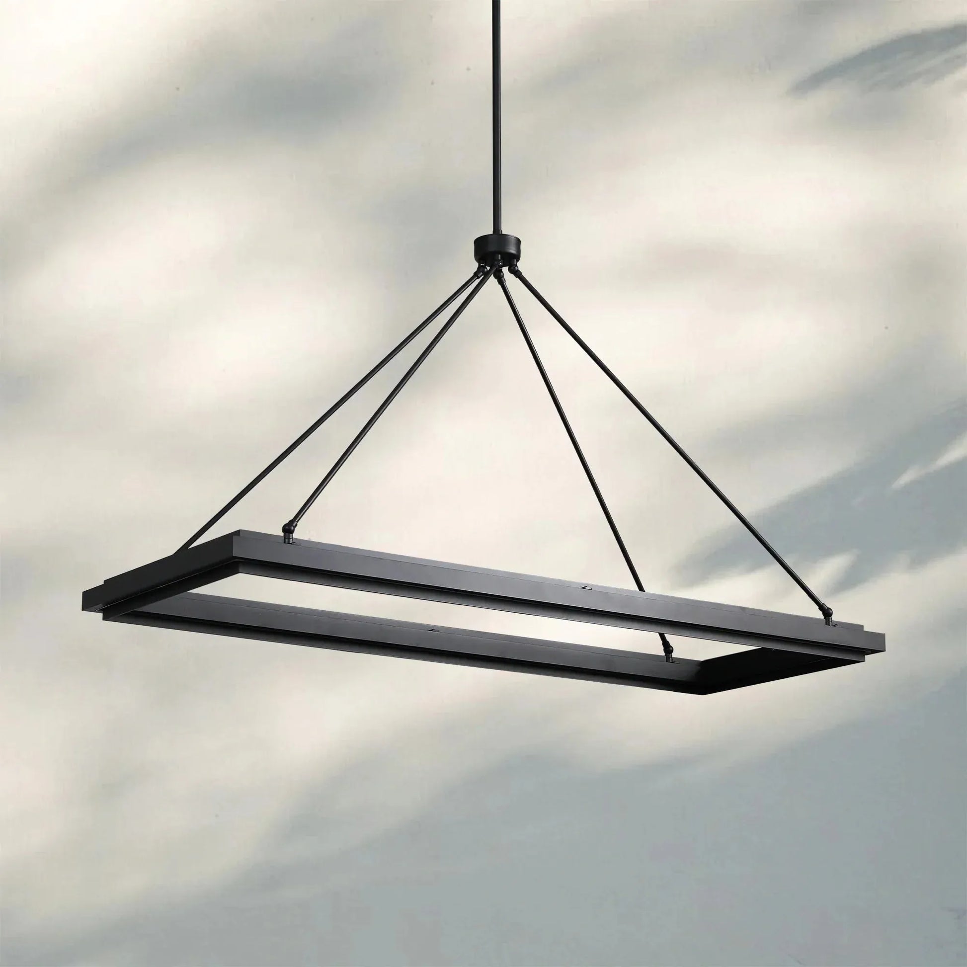 Peralte Rectangular Chandelier 48" 62“-