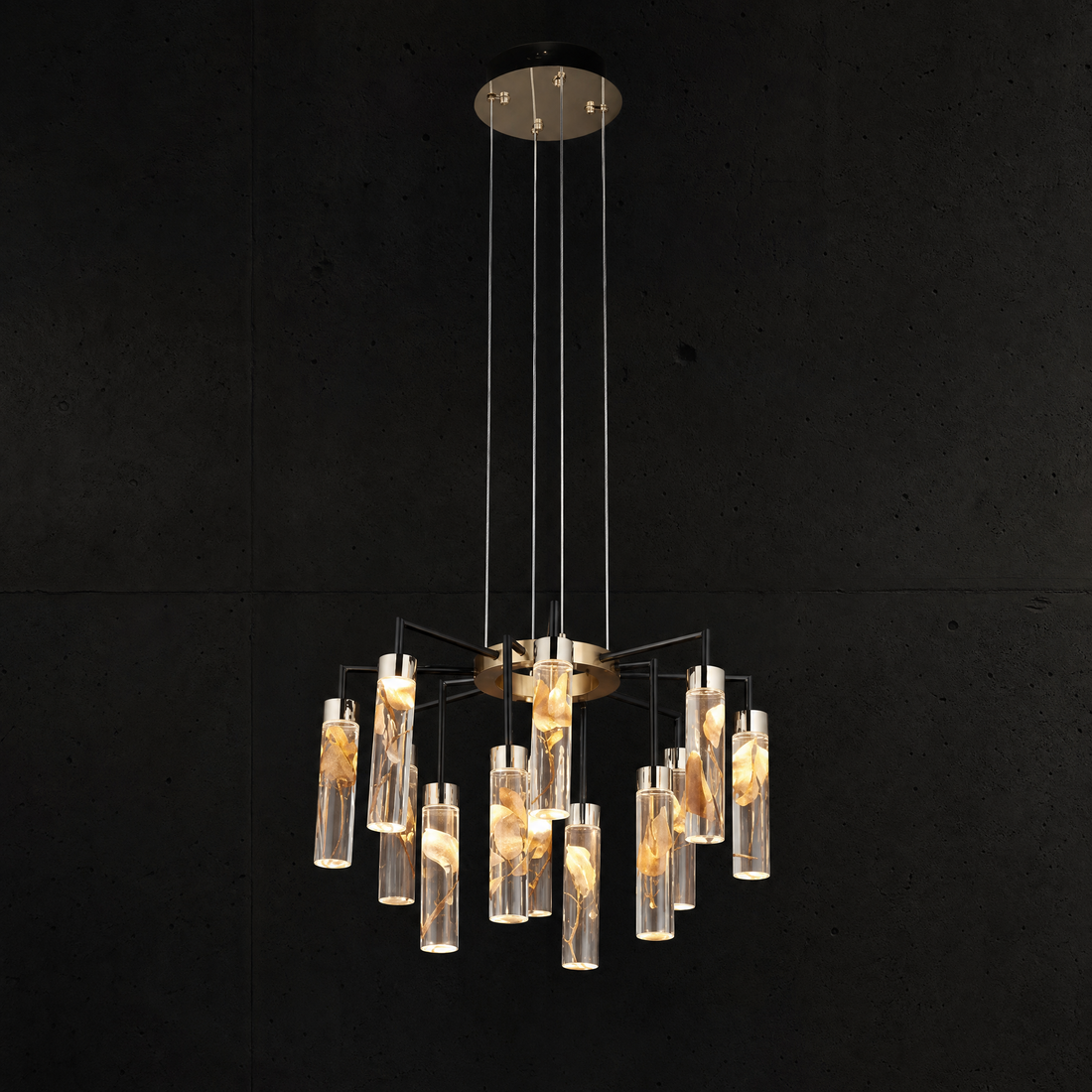 Phoenix Tree Modern Sculptural Ring Chandelier - main