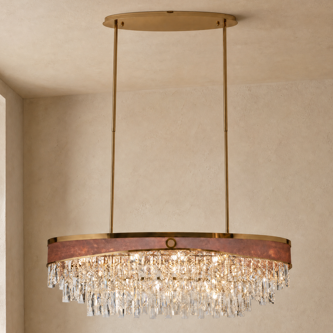Pietra Crystal Chandelier — product photo