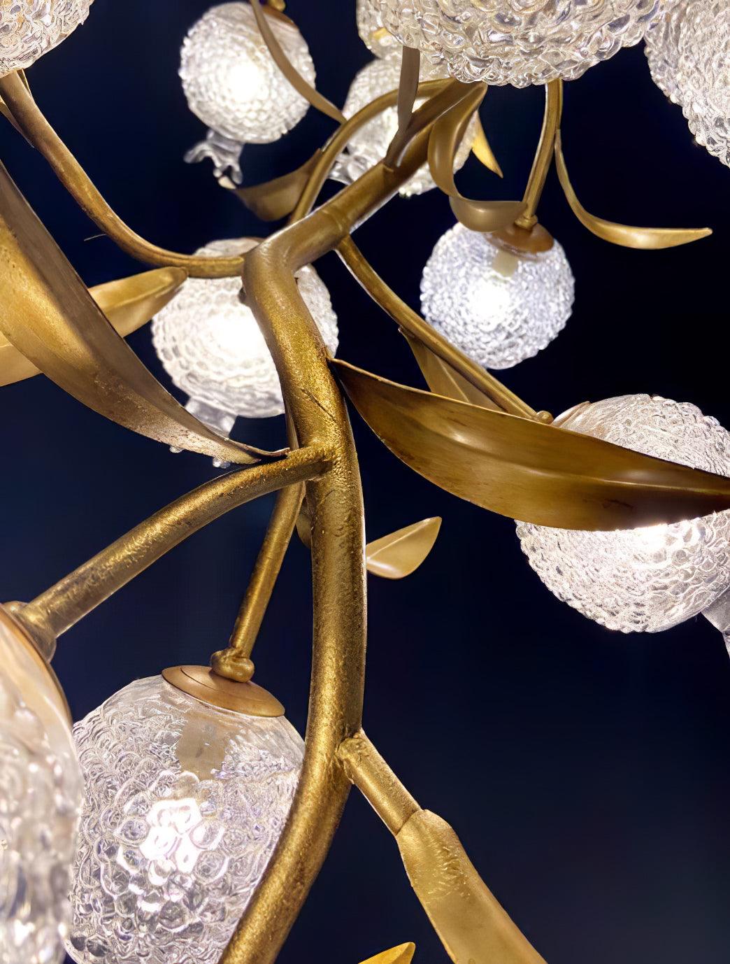 Pomegranate Brass Branch Chandelier - ∅ 19.7″ x H 51.2″ / Dia 50cm x H 130cmDark CopperTrivellolab
