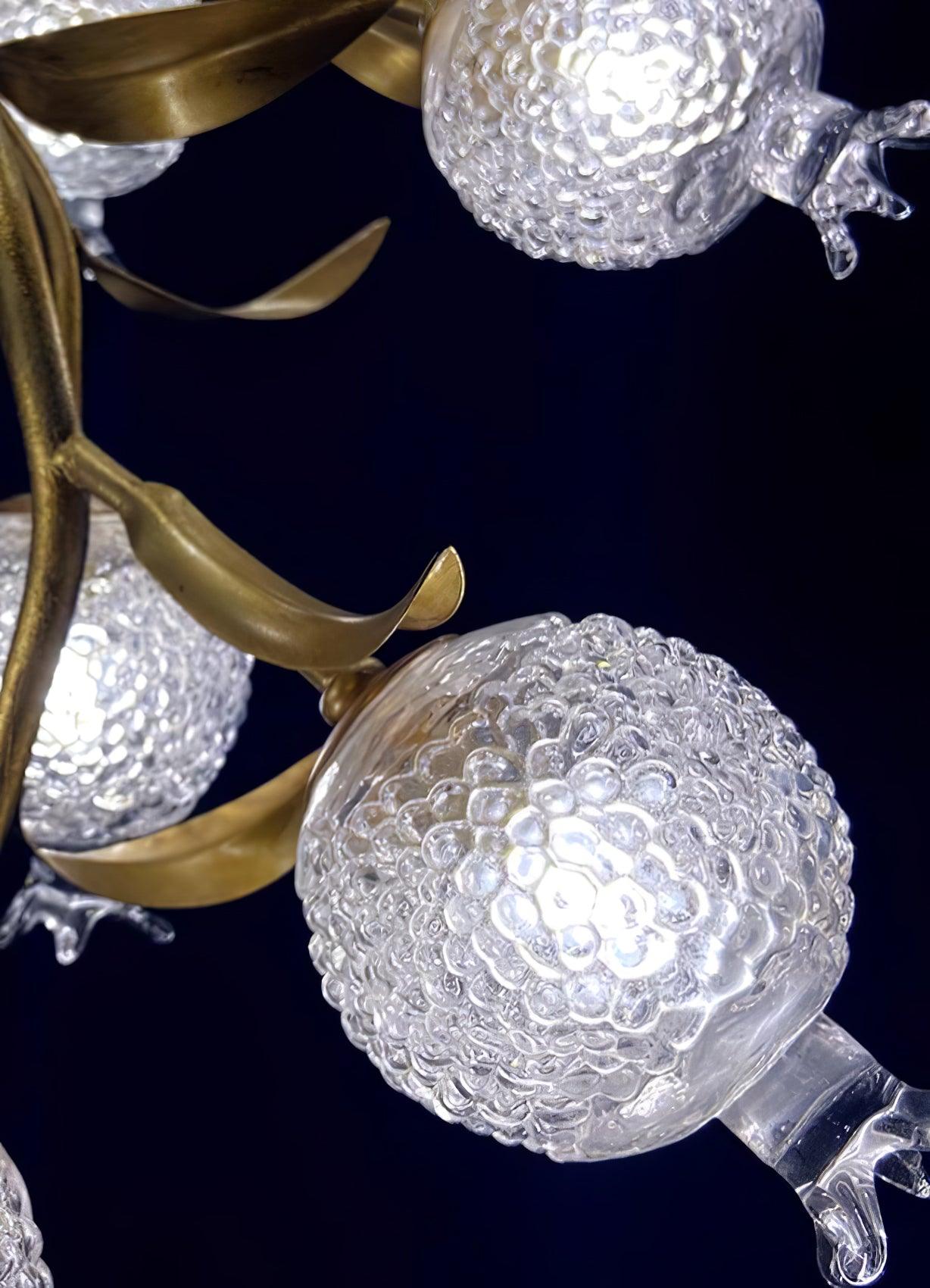 Pomegranate Brass Branch Chandelier - ∅ 19.7″ x H 51.2″ / Dia 50cm x H 130cmDark CopperTrivellolab