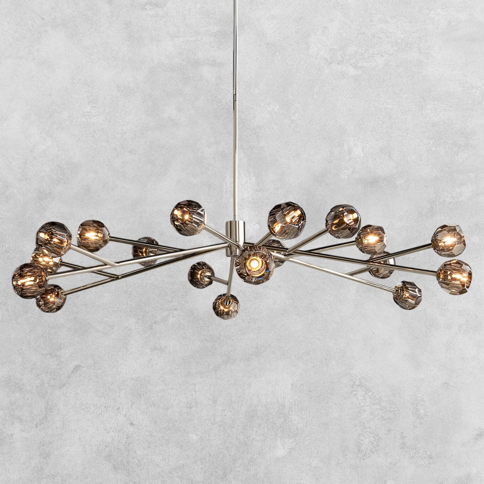 Bouble De Crystal Modern Round Chandelier