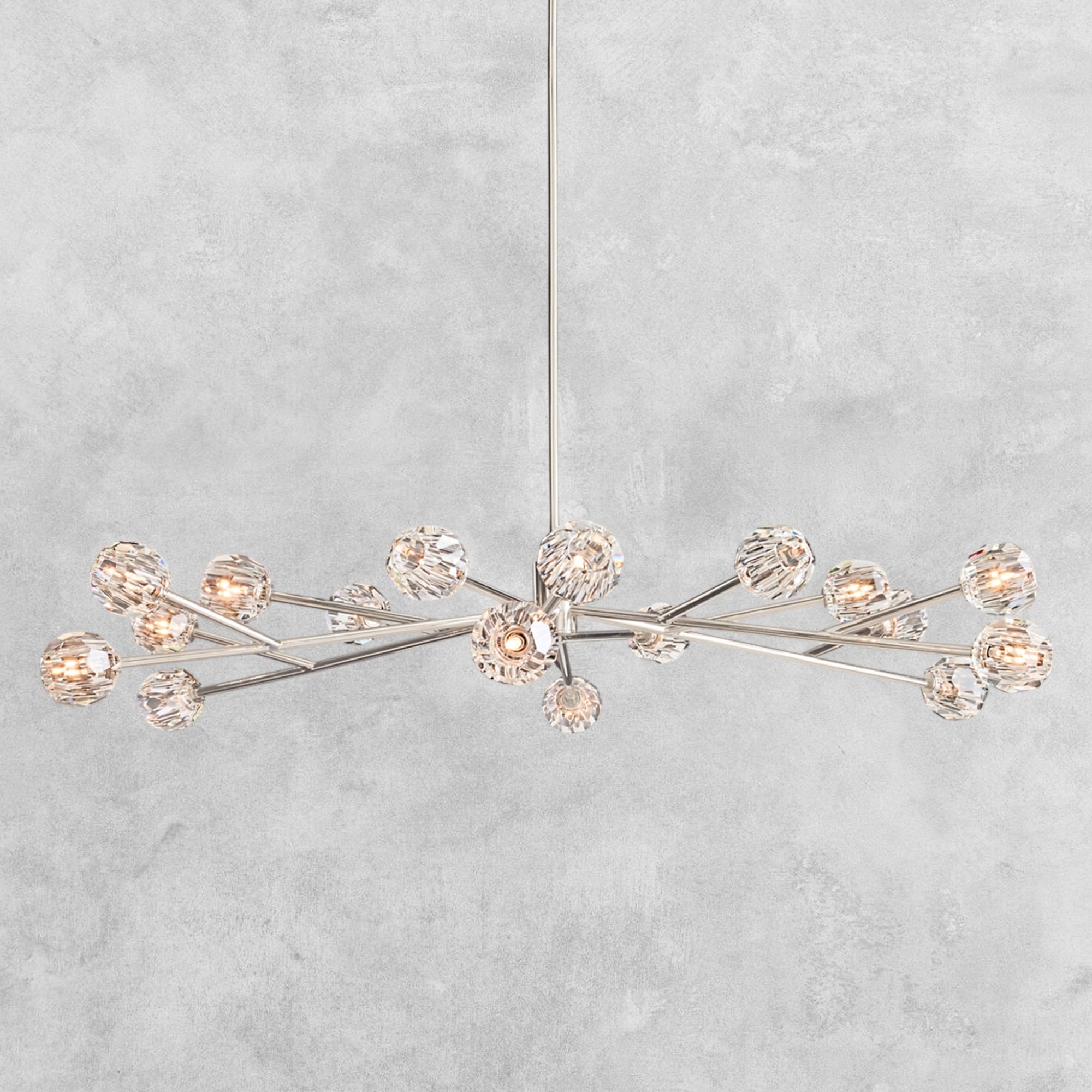 Bouble De Crystal Modern Round Chandelier