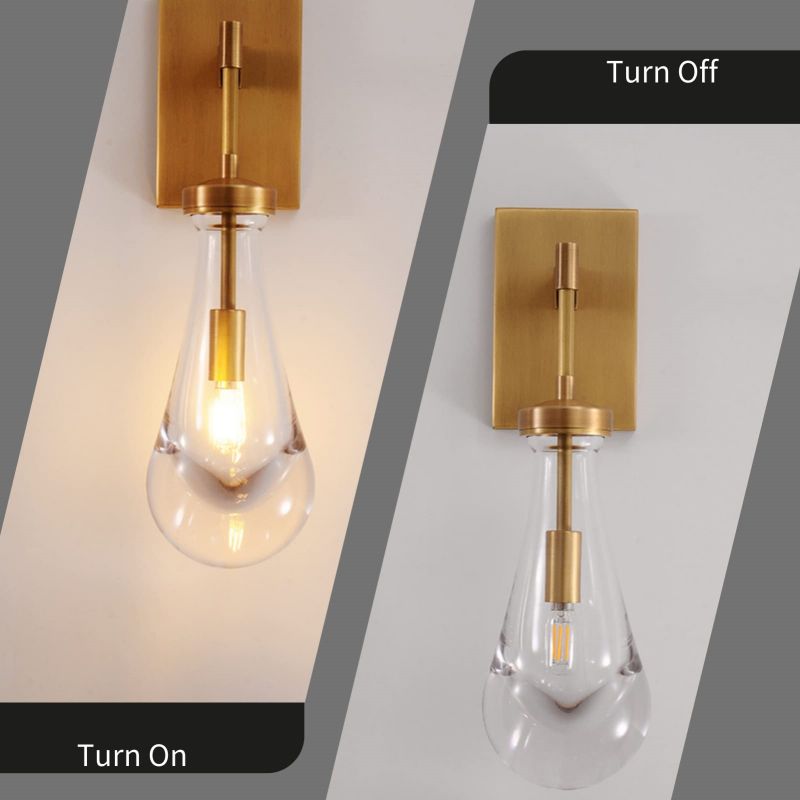 Raindrop Sconce Rod & Cord-wall sconce for bedroom,wall sconce for dining room,wall sconce for stairways,wall sconce for foyer,wall sconce for bathrooms,wall sconce for kitchen,wall sconce for living room-Blushlighting