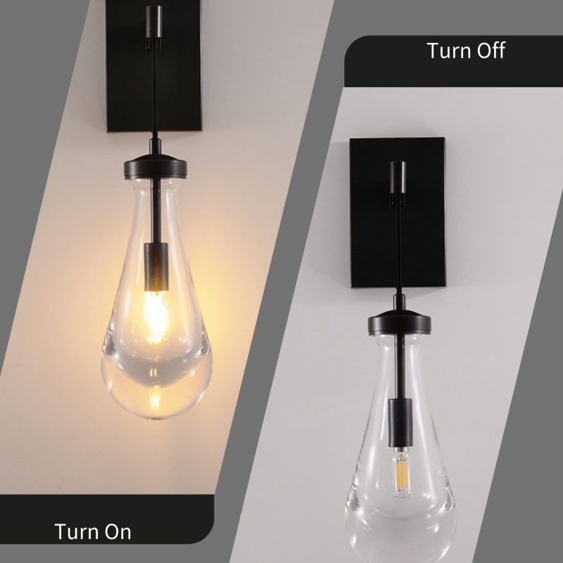 Raindrop Sconce Rod & Cord-wall sconce for bedroom,wall sconce for dining room,wall sconce for stairways,wall sconce for foyer,wall sconce for bathrooms,wall sconce for kitchen,wall sconce for living room-Blushlighting