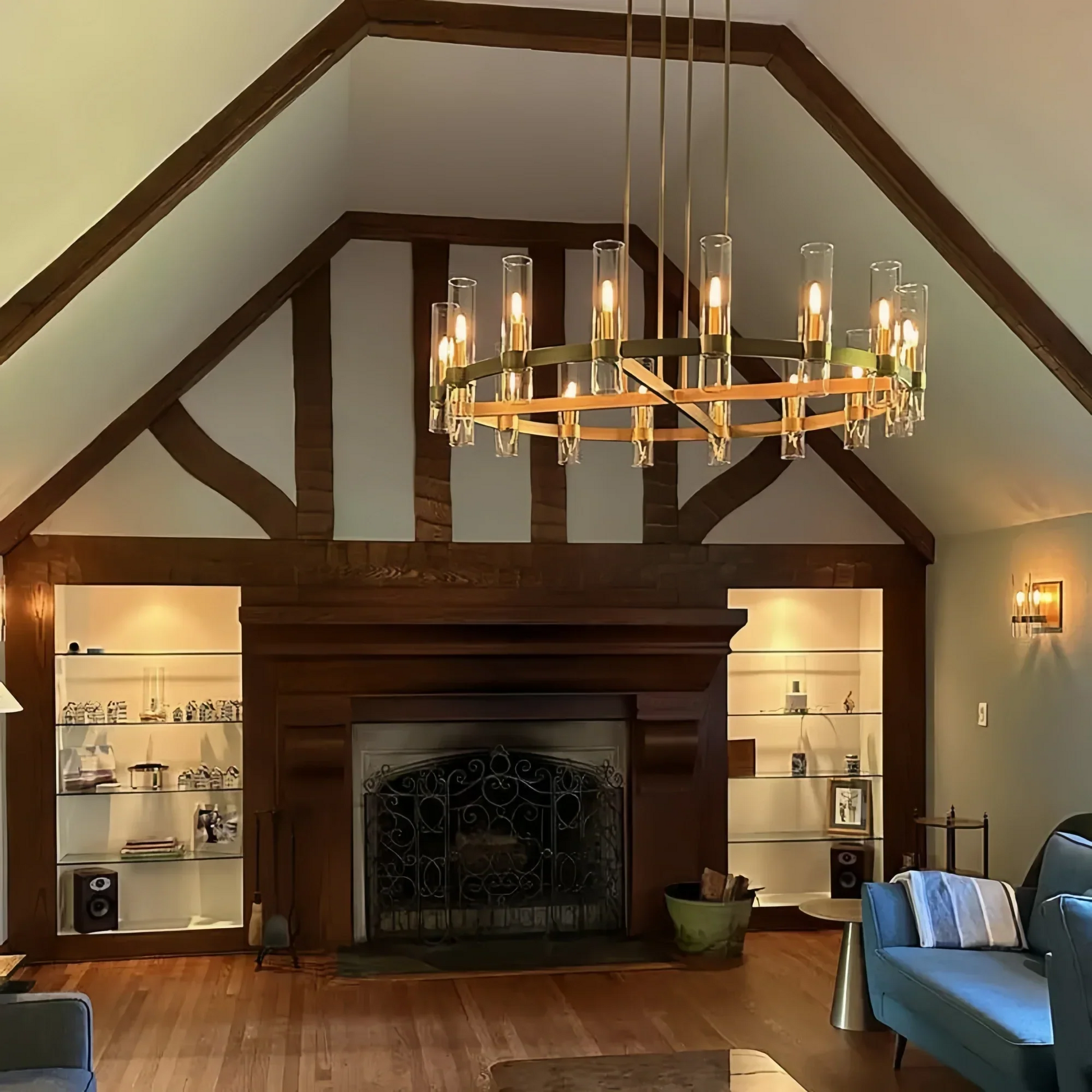 Ravella Glass Round Chandelier-