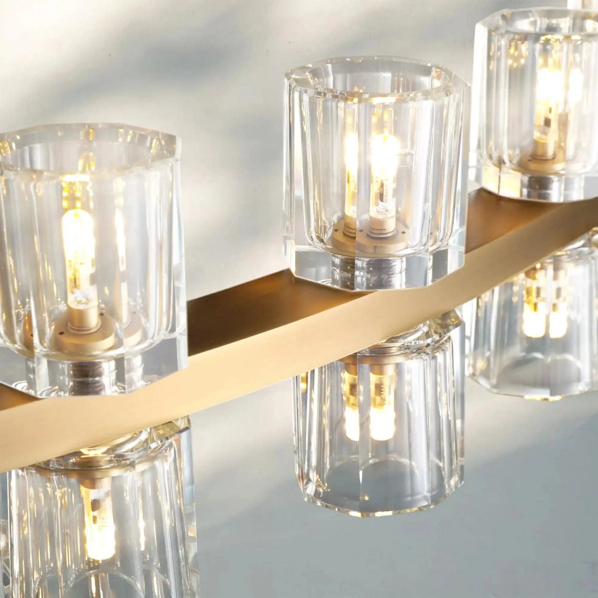 Reger Crystal 2-Tier Round Chandelier 60" for Living Room-Blushlighting-Blushlighting