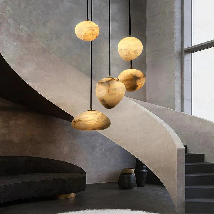 Sage Marble Chandelier - 3 LightsTrivellolab