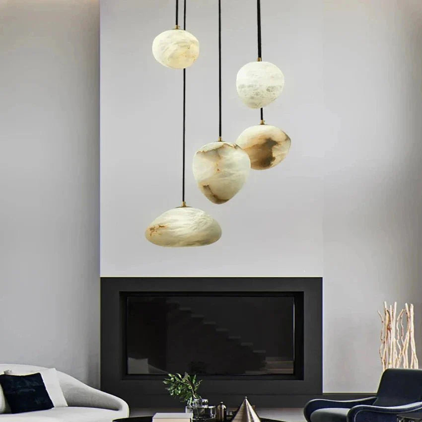 Sage Marble Chandelier - 3 LightsTrivellolab