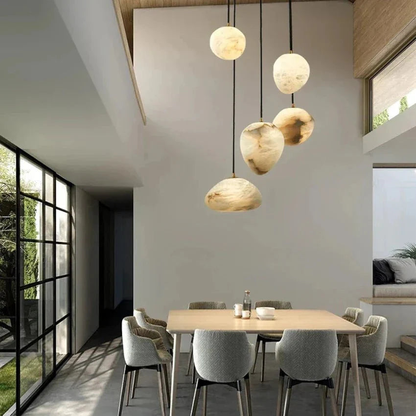 Sage Marble Chandelier - 5 LightsTrivellolab
