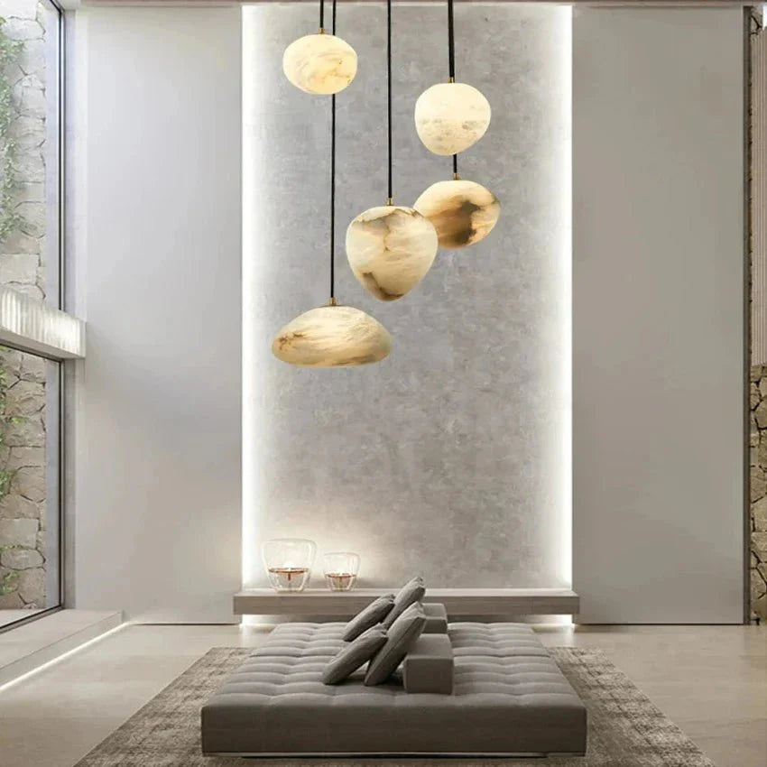 Sage Marble Chandelier - 3 LightsTrivellolab